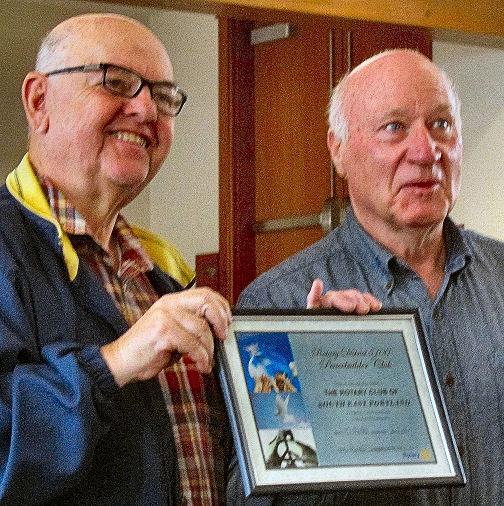 Peacebuilder Club, Southeast Portland Rotary Club, Westmoreland, Oregon, District 5100, Mike Caruso, John Ellis